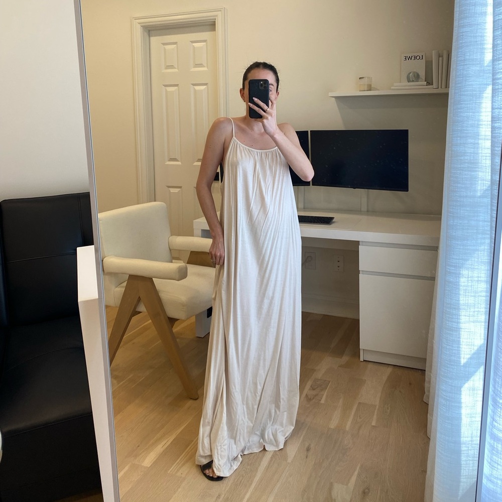 H&M Low Back Maxi Dress